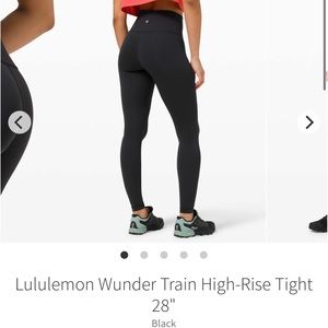 Lululemon Wunder Train High-Rise Tight 28"